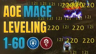 WoW Classic Mage AOE Leveling Guide 1-60 | FASTEST Spots & Rotation (Horde/Alliance)