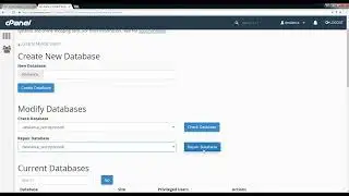 How to repair corrupt database via cpanel - Course +HD + Latest - P16