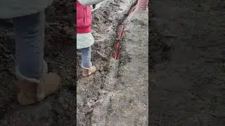Укладка в грунт кабеля