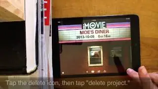 delete an imovie file