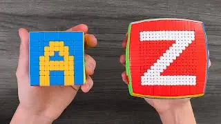 Making Alphabet on Rubik’s Cube