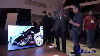 Sony A8F OLED 4K UHD TV at CES 2018