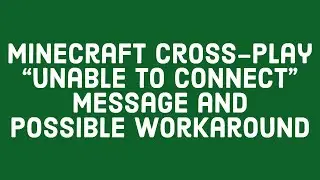 MINECRAFT CROSS PLAY 