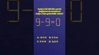 2. Bölüm - Sorunun cevabı burada! Bilenler yorum yapsın👍