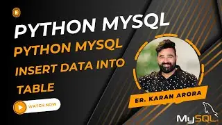 How To Insert Data in MySQL Table using Python - Handling Data Errors and Exceptions