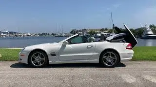 2008 Mercedes-Benz SL 550 walkaround & convertible top operation