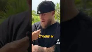 Jake Paul making fun of Nate Diaz