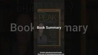 Peak - 1 Minute Book Summary and Review #Shorts