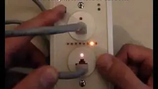 DIY at89c52 network cable tester