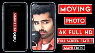 Moving photo status Full Hd video editing|sliding photo in alight motion|Edit Videos Like Mani Edits
