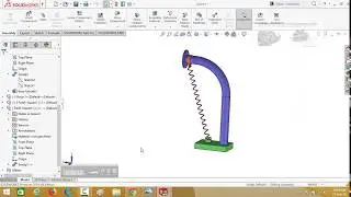 Moving Components on a Poll by using Path Mate solidworks Tutorial