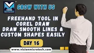 Freehand Tool in CorelDRAW X8 | Draw Smooth Lines & Custom Shapes Easily
