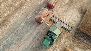 уборка полей пшеницы красная яруга 23,07,2021