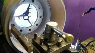 проточка тормозного барабана. первый раз.