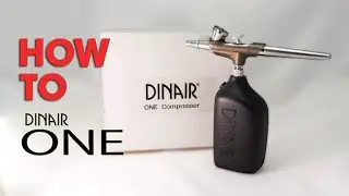 HOW TO USE THE NEW DINAIR ONE (VARIABLE SPEED) AIRBRUSH MAKEUP MINI COMPRESSOR