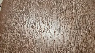 Декоративная Штукатурка из Обычной Шпаклевки .Как  сделать Кору Дерева своими руками.