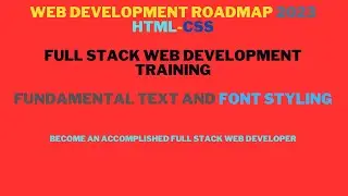 text style in css | fundamental text and font styling