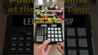 How to play HOUSE BEAT with Fingerdrumming [ Fingerdrumming Exercise LEVEL : EASY ]