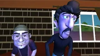 Scary Robber Home Clash/First Levels Unlocked Gameplay
