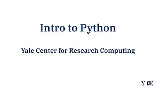 Introduction to Python