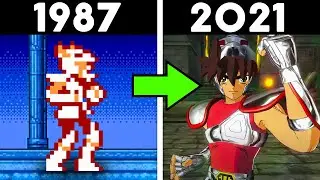 EVOLUÇÃO DOS CAVALEIROS DO ZODÍACO NOS GAMES