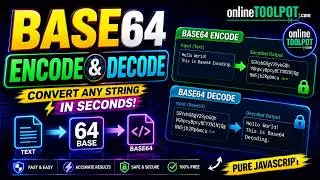 Base64 Encode & Decode Tool Tutorial | Convert Text Instantly