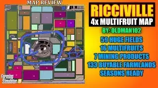 Ricciville 4x Multifruit Map v1.3 Map Review