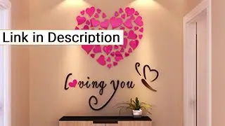3D heart wall stickers for bedroom or hall from Aliexpress.com