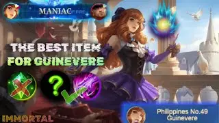 GUINEVERE BEST BUILD 2023 COMPLETE GUIDE | TUTORIAL | EMBLEM SETUP | 5000 MMR GUINEVERE | MLBB