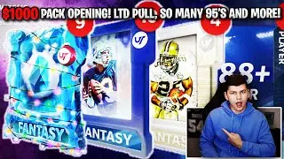 $1000 PACK OPENING! LTD PULL, SO MANY 95 OVERALLS, REDUX'S AND MORE! | MADDEN 21 ULTIMATE TEAM