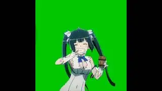 Mentahan Green Screen Anime Cantik Joget ❗