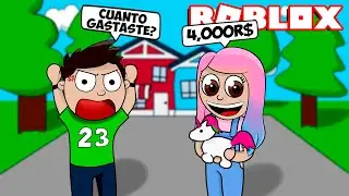 MI NOVIA JUEGA ADOPT ME POR PRIMERA VEZ Y GASTA TODOS SUS ROBUX !! | Roblox