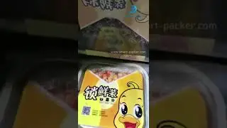 Semi automatic fired rice tray box film heat sealing machine tray sealer equipment