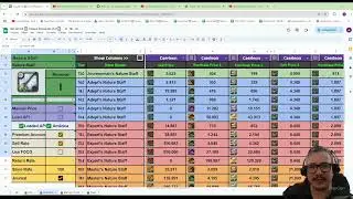 Albion Online spreadsheet - Info tab - How to change language and server