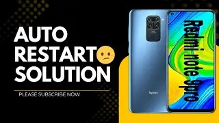 Redmi note 9 pro automatic restart problem solution || Note 9 pro auto reboot again and again.
