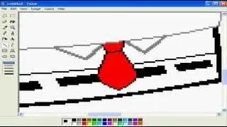 Drawing Spongebob Squarepants on Ms Paint