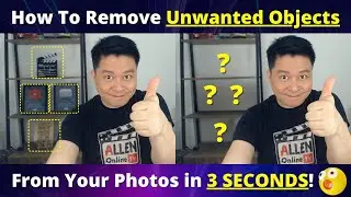 How To Remove UNWANTED OBJECTS From Your Photos In 3 Seconds For Free