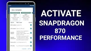 ACTIVATE SNAPDRAGON 870 PERFORMANCE ! BOOST PERFORMANCE ! MAX FPS ! FIX LAG - NO ROOT