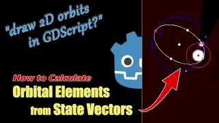 GDScript - 2D Orbits from State Vectors