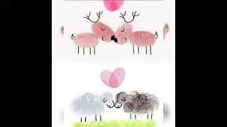 Art with thumbprint| art with fingerprints #art #artist #fingerprint