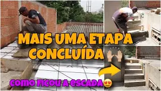 BATEU A LAJE ONDE VAI SER O BANHEIRO - OBRA DA COZINHA CAIPIRA/ AREIA GOURMET Lidy Almeida