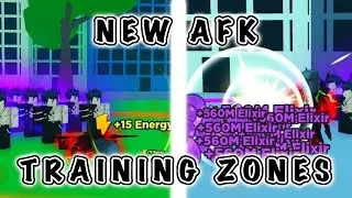 2 NEW AFK Training Areas! How To Get TONS of ELIXER Easily! | Anime Punching Simulator Update 8