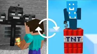 Minecraft Deathswap With Random Items is HILARIOUS