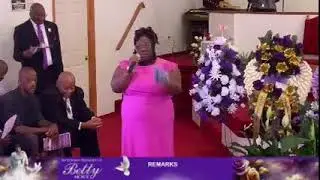 Funeral Service for Mrs. Betty McKoy