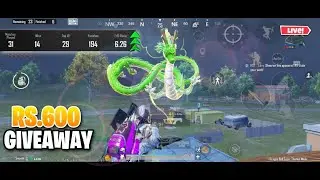 DAY - 1/75 HARD GAMEPLAY 😤 | BGMI LIVE | GIVEAWAY| COCKANT GAMING