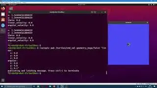 Основы управления роботом-черепашкой TurtleSim ROS Noetic
