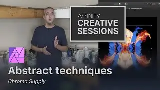 How to create abstract lettering and effects in Affinity Photo with Chroma Supply