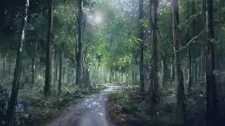 Ren'Py Forest Morning Animated BG