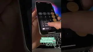 iOS 18 AI calculator #iphone #ios #apple