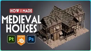 How I Made The Medieval Houses Modular Kit in Blender